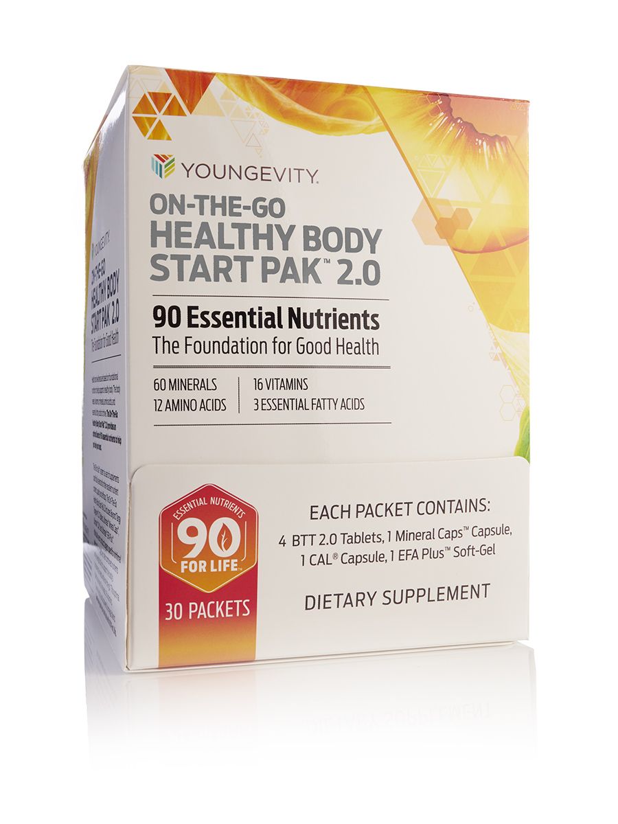 On The Go Healthy Body Start Pak 2.0  30 Packets